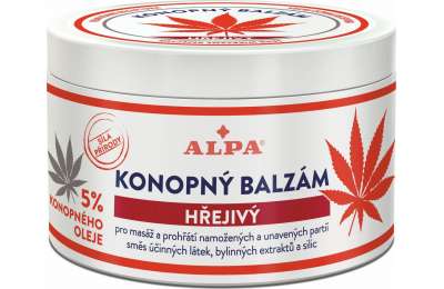 Alpa Konopný balzám hřejivý 250ml